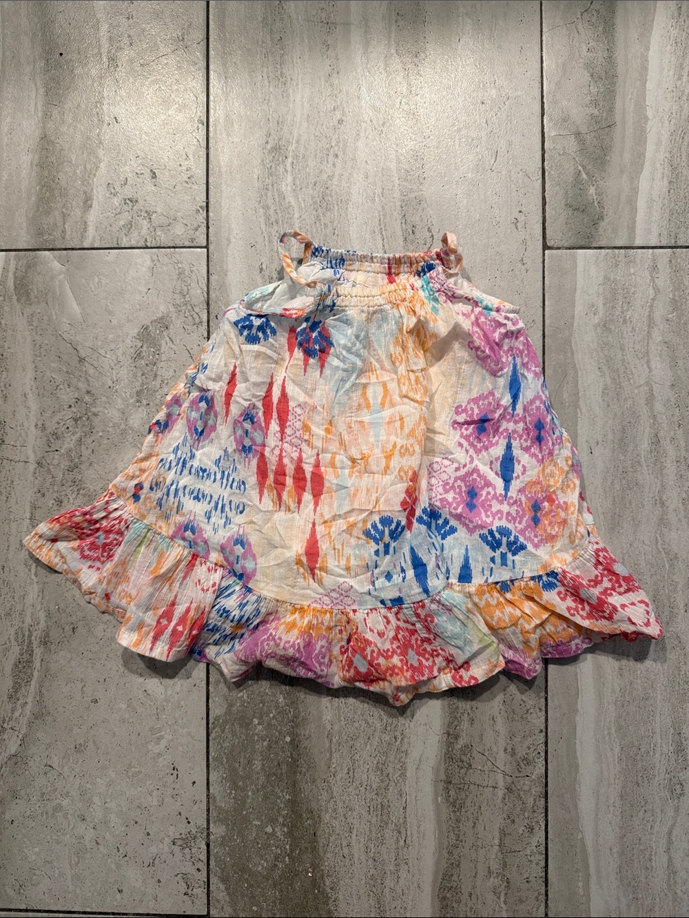 The Children's Place Multicolor Ruffle-Hem Mini Skirt